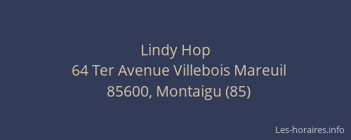 Lindy Hop