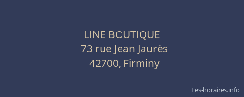 LINE BOUTIQUE