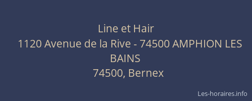 Line et Hair