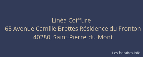 Lin&eacute;a Coiffure