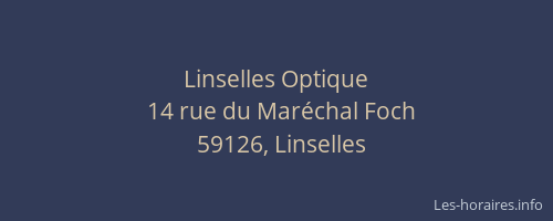 Linselles Optique