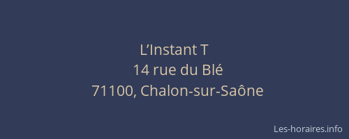 L’Instant T