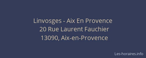 Linvosges - Aix En Provence