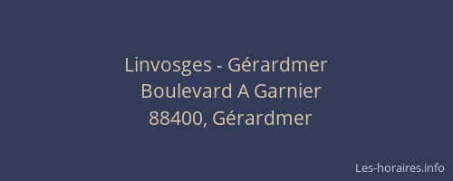 Linvosges - G&eacute;rardmer