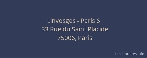 Linvosges - Paris 6
