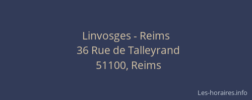 Linvosges - Reims