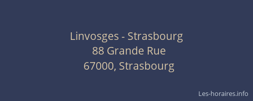 Linvosges - Strasbourg