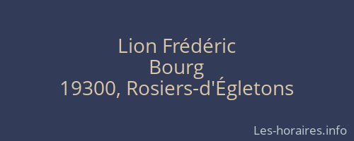 Lion Frédéric