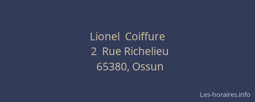 Lionel  Coiffure