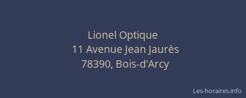 Lionel Optique