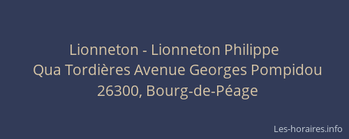 Lionneton - Lionneton Philippe