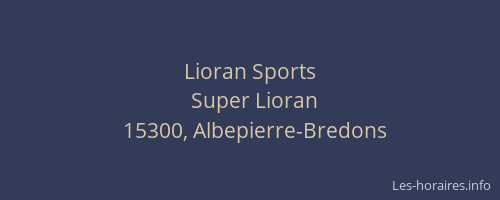 Lioran Sports