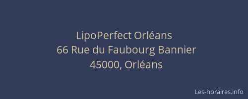LipoPerfect Orléans