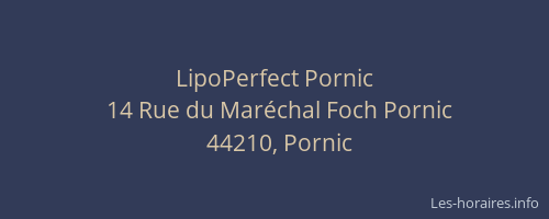 LipoPerfect Pornic