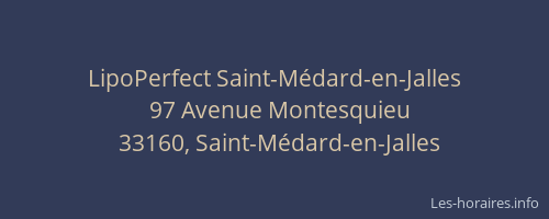 LipoPerfect Saint-Médard-en-Jalles