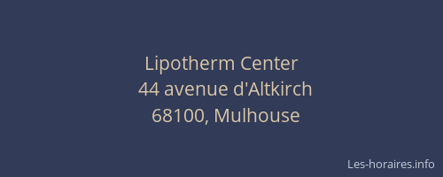 Lipotherm Center