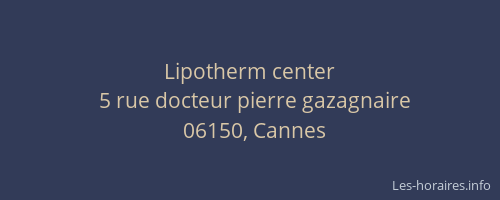 Lipotherm center