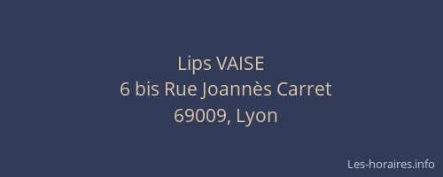 Lips VAISE
