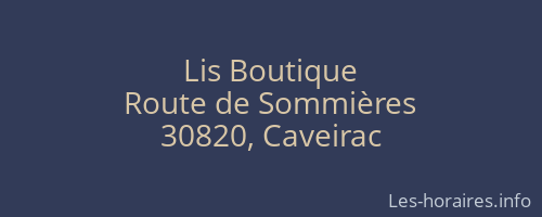 Lis Boutique