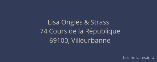Lisa Ongles & Strass