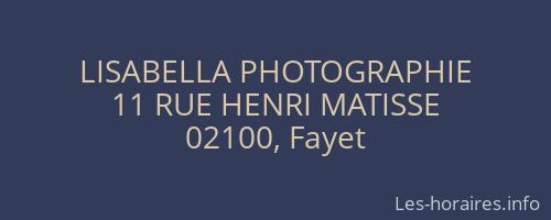 LISABELLA PHOTOGRAPHIE