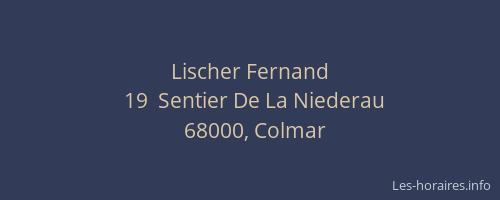 Lischer Fernand