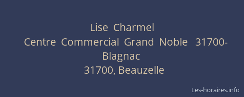 Lise  Charmel