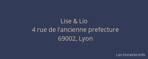 Lise & Lio