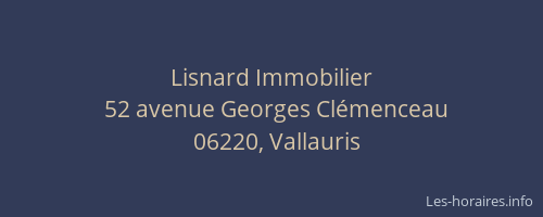 Lisnard Immobilier