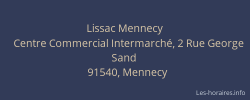 Lissac Mennecy