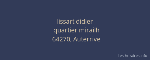 lissart didier