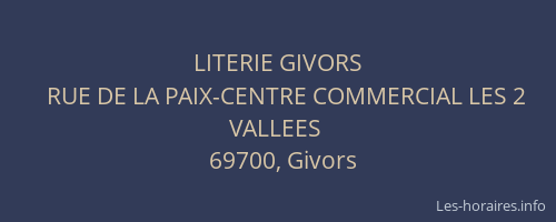 LITERIE GIVORS