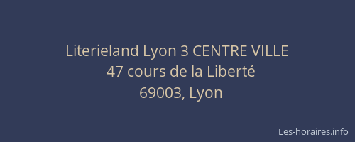 Literieland Lyon 3 CENTRE VILLE