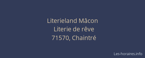 Literieland M&acirc;con