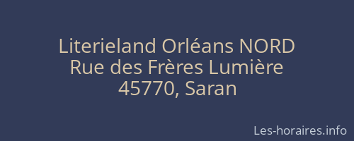 Literieland Orléans NORD