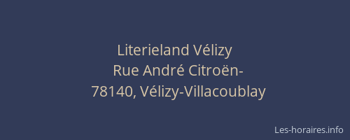 Literieland V&eacute;lizy
