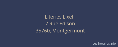 Literies Lixel