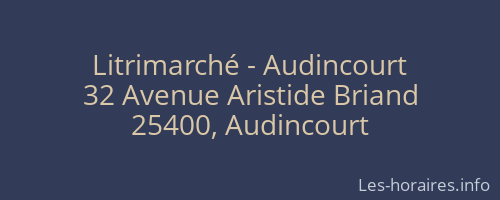 Litrimarché - Audincourt