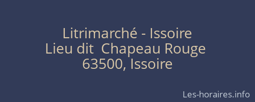 Litrimarché - Issoire