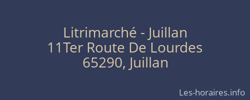 Litrimarché - Juillan