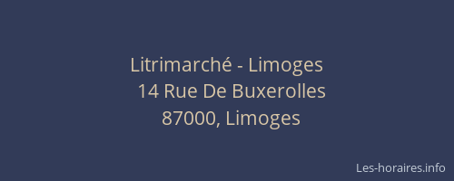 Litrimarché - Limoges