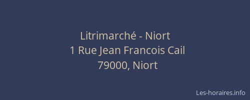 Litrimarché - Niort