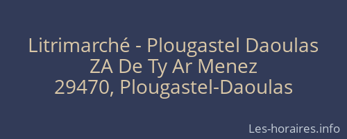 Litrimarché - Plougastel Daoulas