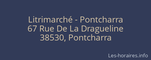 Litrimarché - Pontcharra