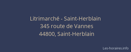 Litrimarché - Saint-Herblain