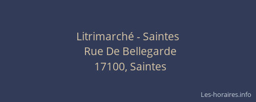 Litrimarché - Saintes