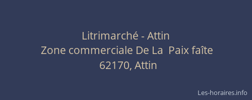 Litrimarch&eacute; - Attin
