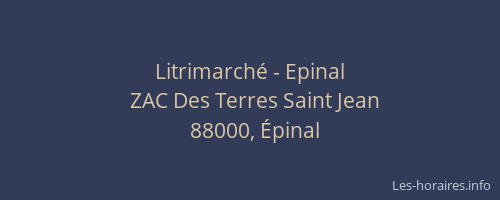 Litrimarché - Epinal