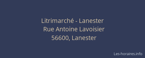 Litrimarché - Lanester