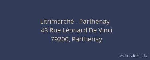 Litrimarché - Parthenay